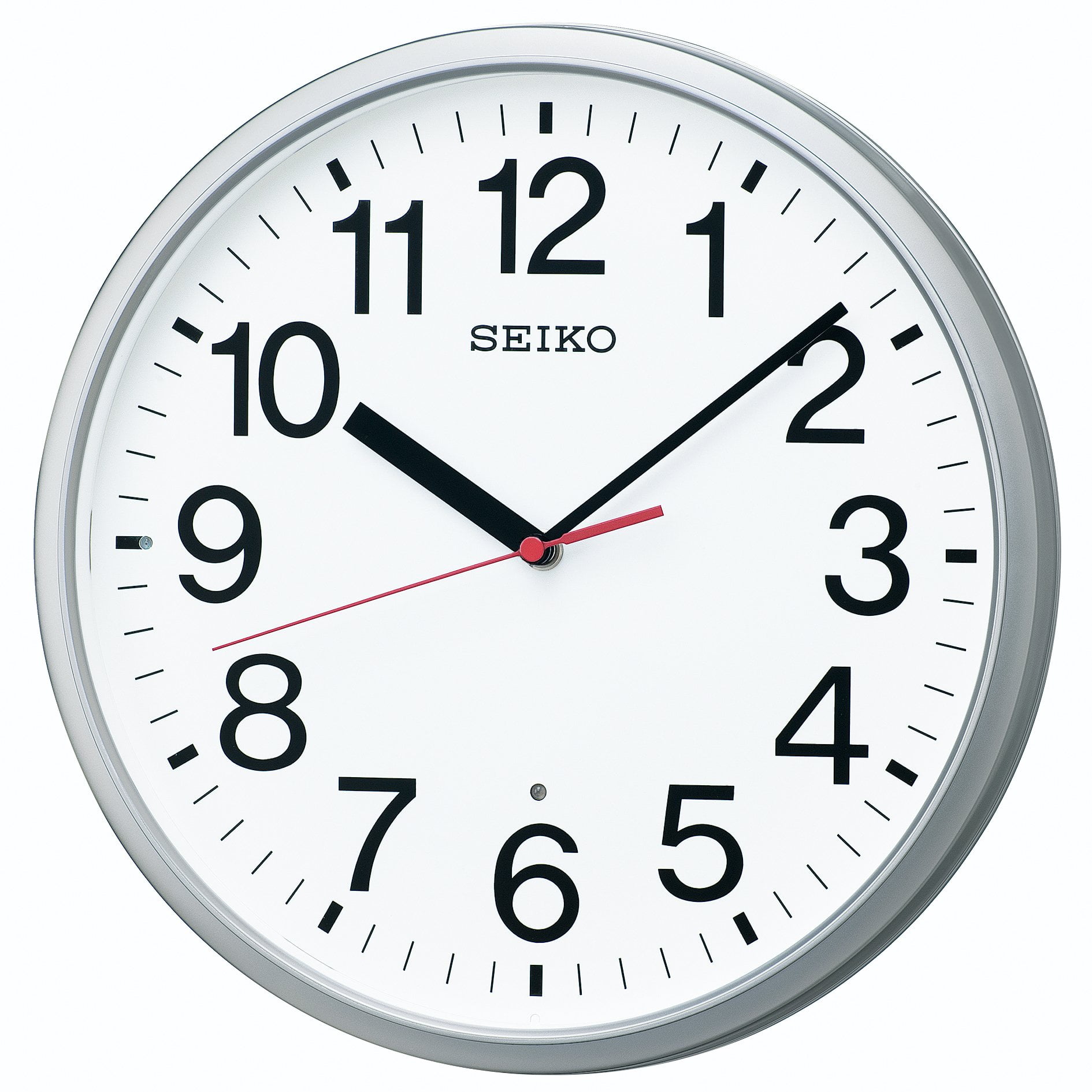 Seiko clock wall clock radio wave analog silver metallic KX230S SEIKO -  