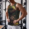 thumbnail image 5 of Salouo Cute Leaf Animal for Men's Tank Tops,Sleeveless Muscle Shirts for Men Quick Dry Workout Tank Top Gym Muscle Tee Fitness Bodybuilding Sleeveless T Shirt-X-Large, 5 of 7