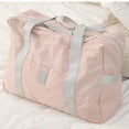 thumbnail image 5 of Foldable Travel Duffel Bag Tote Carry-on Luggage Sport Duffle Carry-on bags for airplanes Weekender Overnight for Women and Girls - Pink, 5 of 8