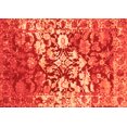 thumbnail image 1 of Ahgly Company Indoor Rectangle Abstract Orange Contemporary Area Rugs, 5' x 8', 1 of 1