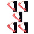 thumbnail image 3 of Minnieouse Guantes largos para mujer, elegante decoración de manos, elegante fiesta de noche, banquete, señoras, dedos, guantes, decoraciones, Type2 NO2, 3 of 6