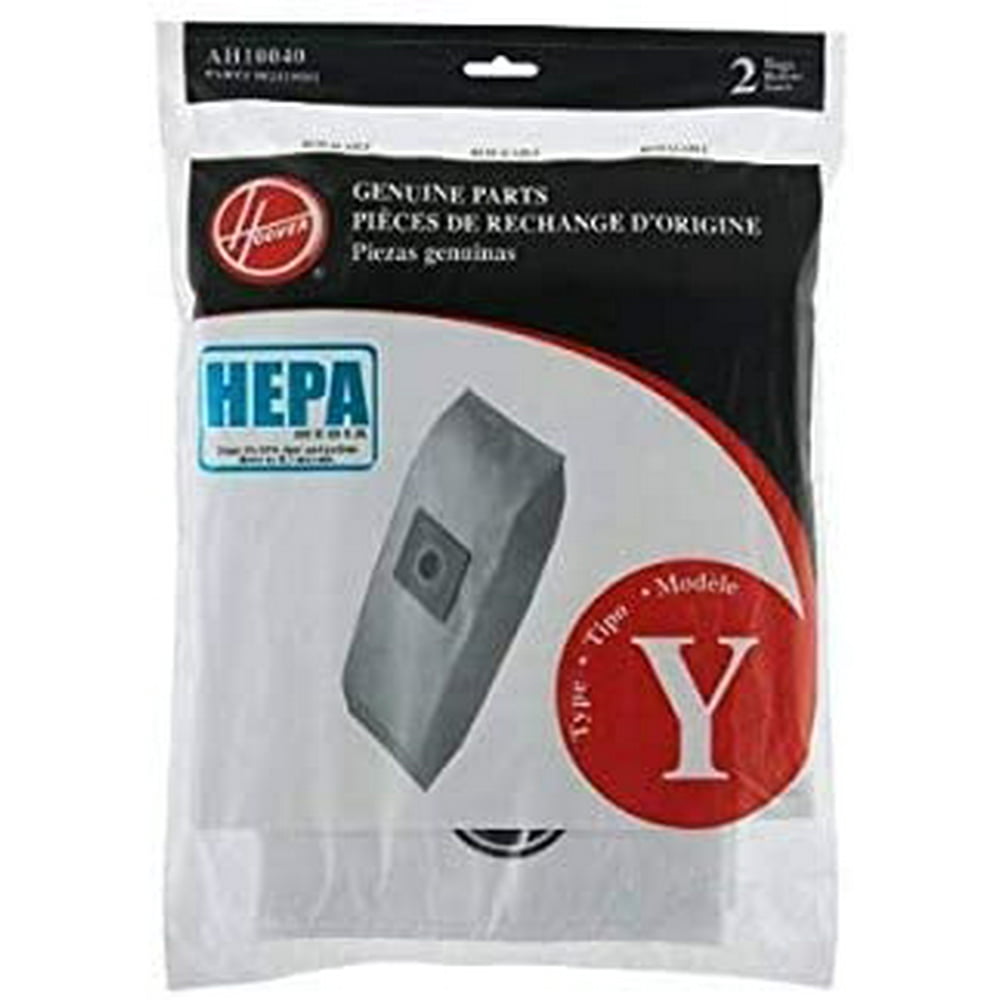 Hoover Genuine OEM Type Y HEPA Vacuum Cleaner Filter Bags 2 Bags