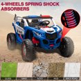 thumbnail image 5 of Eastvita 24V 2-Seater UTV Ride-On Car for Kids, 4WD, 4x75W Motors, Leather Seats, Music, Lights, 5 of 6