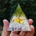 thumbnail image 2 of Mini pirámide de cristal natural, generador de energía, cuarzo, amatista, curación espiritual, cristal, chakra, pirámide de resina, 2 of 6