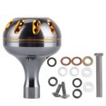 thumbnail image 2 of Fishing Reel Knob Grip, Reel Knob Grip Two-color Oxidation Process  For S/D/A Model For Home Ruthenium Gold, 2 of 8