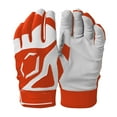 thumbnail image 1 of Evoshield Srz-1 Adult Batting Gloves - Orange Small, 1 of 3