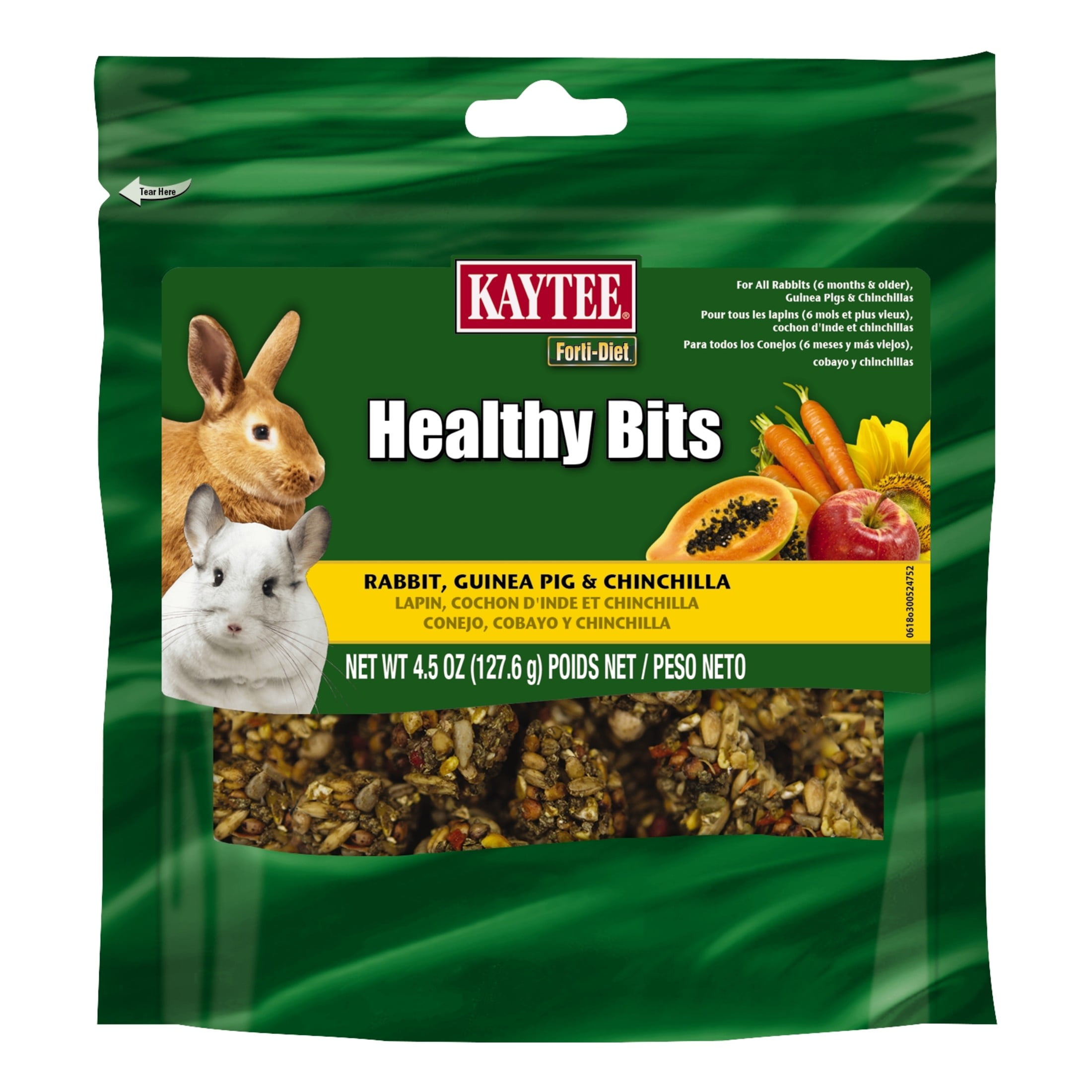 Kaytee Healthy Bits Treat for Rabbit, Guinea Pig & Chinchilla Kaytee Healthy Bits Treat for Rabbit, Guinea Pig & Chinchilla