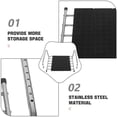 thumbnail image 6 of HEMOTON Space-Saving Folding Clothes Drying Rack with Retractable Rails for Windowsill Laundry, Compact and Design, 6 of 7