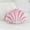 Pink PK, variant on Seashell Decorative Throw Pillow Velvet Shell Shape 13x10in Soft Plush Insert Washable Multicolor Cute Pillow for Couch Bed Sofa Kids Room Beach Ocean Themed Home Decor