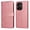 Pink, variant on Wallet Phone Case for Xiaomi Redmi Note 13R 5G with Card Holder and Stand Function Black