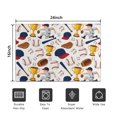 thumbnail image 5 of Baseball Elements and Trophies Pattern Door Rugs,Washable Non Slip Door Mats Indoor,Decorative Door Mats,Entry Mat Indoor for Entrance,Bedroom,Kitchen,Bathroom,16"x24", 5 of 6