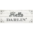 thumbnail image 3 of Murray, Amanda 14x8 Black Modern Framed Museum Art Print Titled - Hello Darlin, 3 of 5