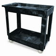 thumbnail image 1 of Rubbermaid 9T6600BLA Chariot de Service/utilitaire Robuste à Deux Tablettes 16 x 34 x 31-1/4 Noir, 1 of 2