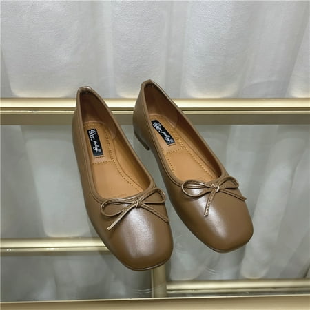 Bailamos Women Ballet Flats Dancing Party Office Shoes Lady Slip On Mules Shoes Round Toe Comfort Loafers Soft Outdoor Sandals
