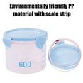thumbnail image 4 of Plastic Food Storage Jar with Graduated Round Sealing Lid | Transparent Airtight Canister for Grains Snacks and Baking Ingredients | Kitchen Pantry Container for Cereal Coffee Tea and Dry Goods, 4 of 6