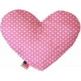 thumbnail image 2 of Mirage Pet 1160-CTYHT8 Pink Polka Dots Canvas Heart Dog Toy - 8 in., 2 of 2
