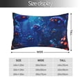 thumbnail image 2 of Sikiie Deep Sea Glowing Fishes Pillow Covers, Throw Pillow Case Cushion Covers,Cushion for Bedroom,Couch,Home-14"x20", 2 of 6