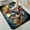 Skull and Butterfly Artwork, variant on 1pc Watercolor Poppy Pattern Bathroom Rug Bathroom Decor and Accessories- Durable,Anti Slip,And Quick Drying,Suitable For Indoor/outdoor Use - Perfect For Bathrooms,Bedrooms,Kitchens