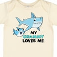thumbnail image 4 of Inktastic My Grammy Loves Me with Cute Sharks Boys or Girls Baby Bodysuit, 4 of 5