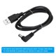thumbnail image 5 of Uxcell 3Ft USB a conector de barril DC 5.5x2.1mm, 3 piezas de adaptador de cable de 24AWG, negro, 5 of 6