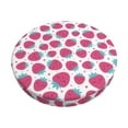 thumbnail image 6 of Uemuo Hand Drawn Strawberry Pattern Round Bar Stool Seat Covers Washable Stool Cushion Slipcover Elastic Bar Chair Covers-14 inch, 6 of 7