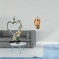 thumbnail image 2 of Figura de pareja besándose y escultura de manos entrelazadas, estatua coleccionable para dormitorio, boda, estantería, armario, hogar, mesa, alma, 2 of 7