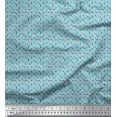thumbnail image 1 of Soimoi Crepe Silk Fabric Poker Card Symbol & Check Print Fabric by The Yard 42 Inch Wide, 1 of 3