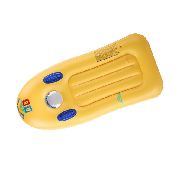 Sinyiin High Visibility Yellow ABS Surfboard Easy Carry Design For Children Water Game