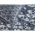thumbnail image 4 of Ambesonne Mexican Quilted Bedspread Set 2 Pcs, Sugar Skull, Twin Size, Blue Violet White, 4 of 5