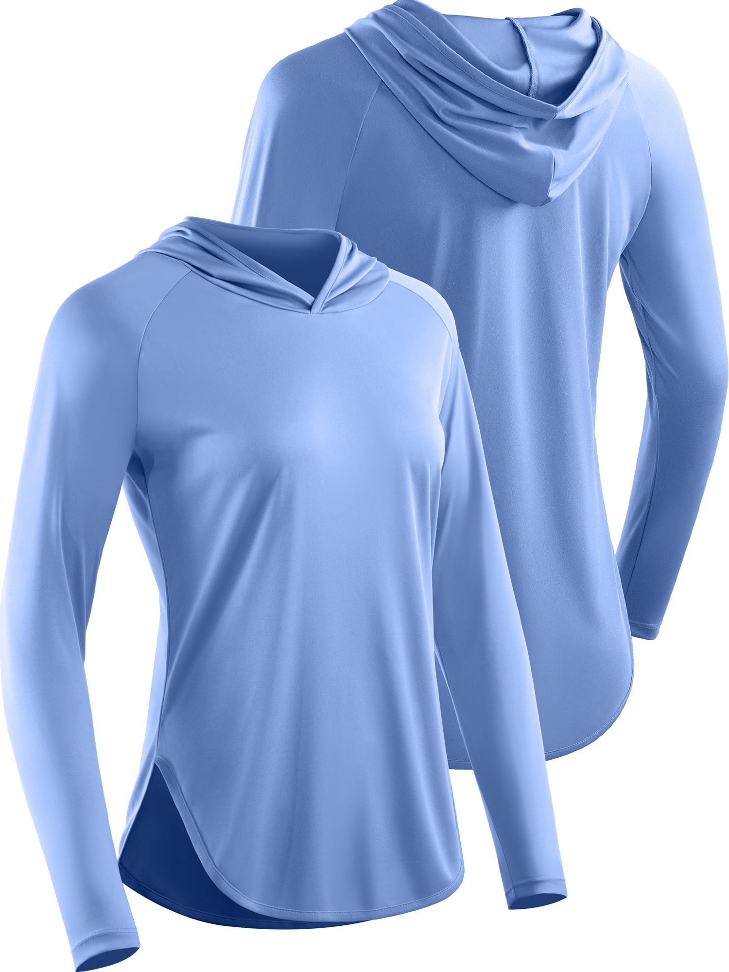 Cadmus Women's 3 Pack Workout Long Sleeve shirts UPF 50+ Sun Protection Dry Fit Running Shirts with Hoods