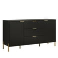 thumbnail image 4 of FESTIVO 58" Premium Storage Cabinet Dresser - Versatile and Stylish - Black, 4 of 8