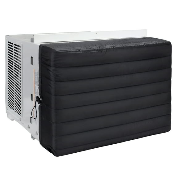 AUQ Indoor Air Conditioner Cover AC Unit Cover for Window Units,Window AC Unit Cover for Inside,Double Insulation with Elastic Strap