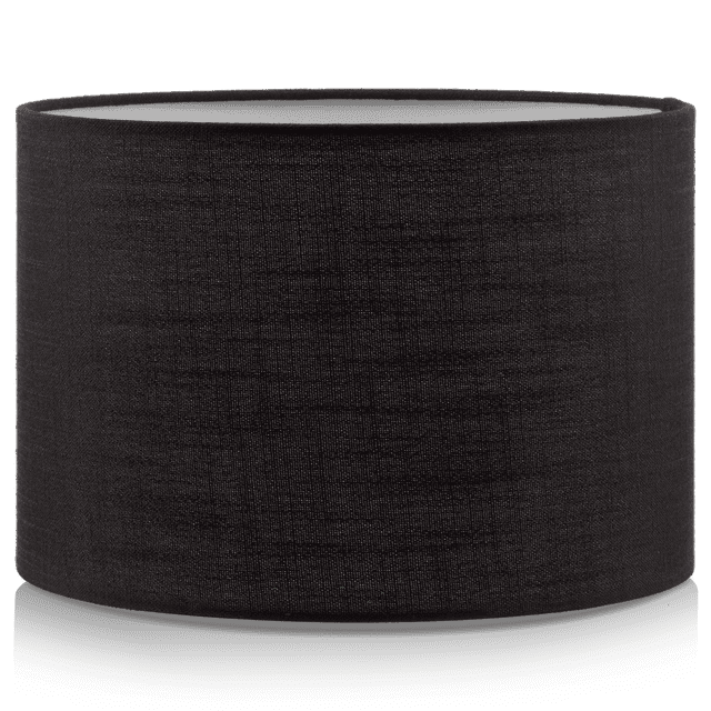 Bouclair Black Round Chita Fabric Lamp Shade