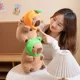 thumbnail image 1 of Kawaii Capybara Peluche de animales de simulación, lindo Capibara que lleva sombrero de rana Fluffty, muñeco suave de peluche, regalo para niños38, 1 of 5