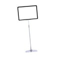 thumbnail image 3 of colaxi Adjustable Sign Holder Floor Sign Stand Holder Note Holder Reusable, Store Tag, Versatile Frame Poster Stand Price Tag Holder Black, 3 of 10