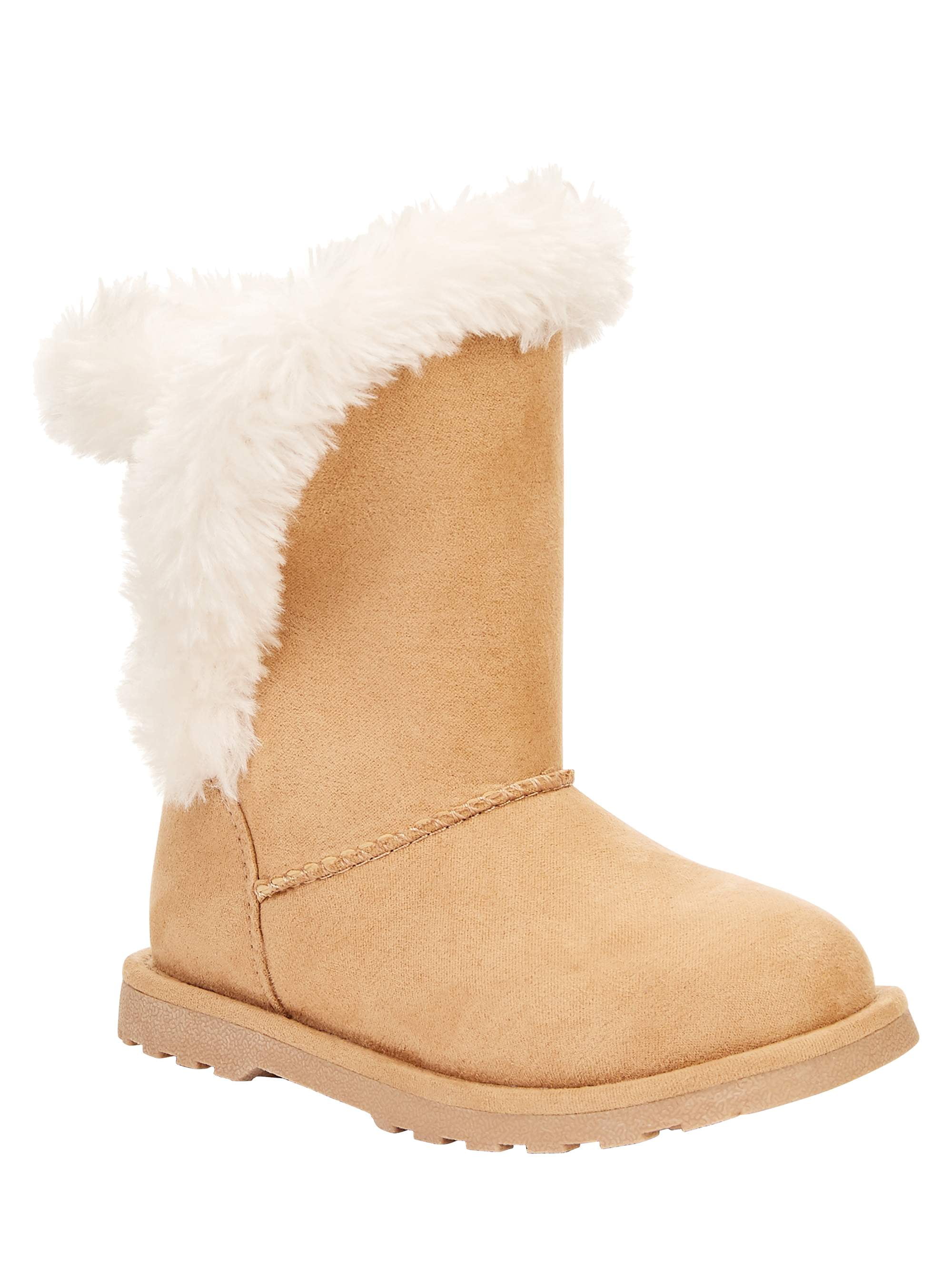 suede fur boots