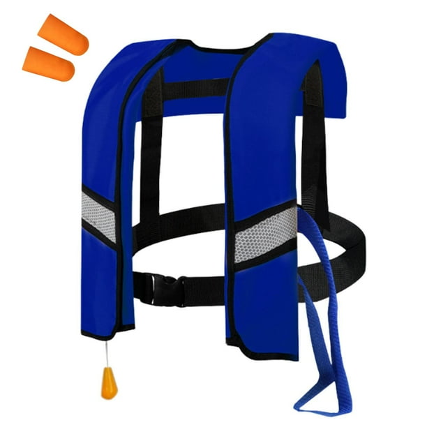 Equipo de natación, accesorios de natación, chalecos salvavidas inflables manuales para pesca al aire libre para adultos, chalecos salvavidas expandibles de aire manuales.