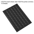 thumbnail image 3 of Unique Bargains Photo Corner Sticker PVC Self Adhesive Picture Mounting Label Black 10 Sheets/1020 Pcs, 3 of 5