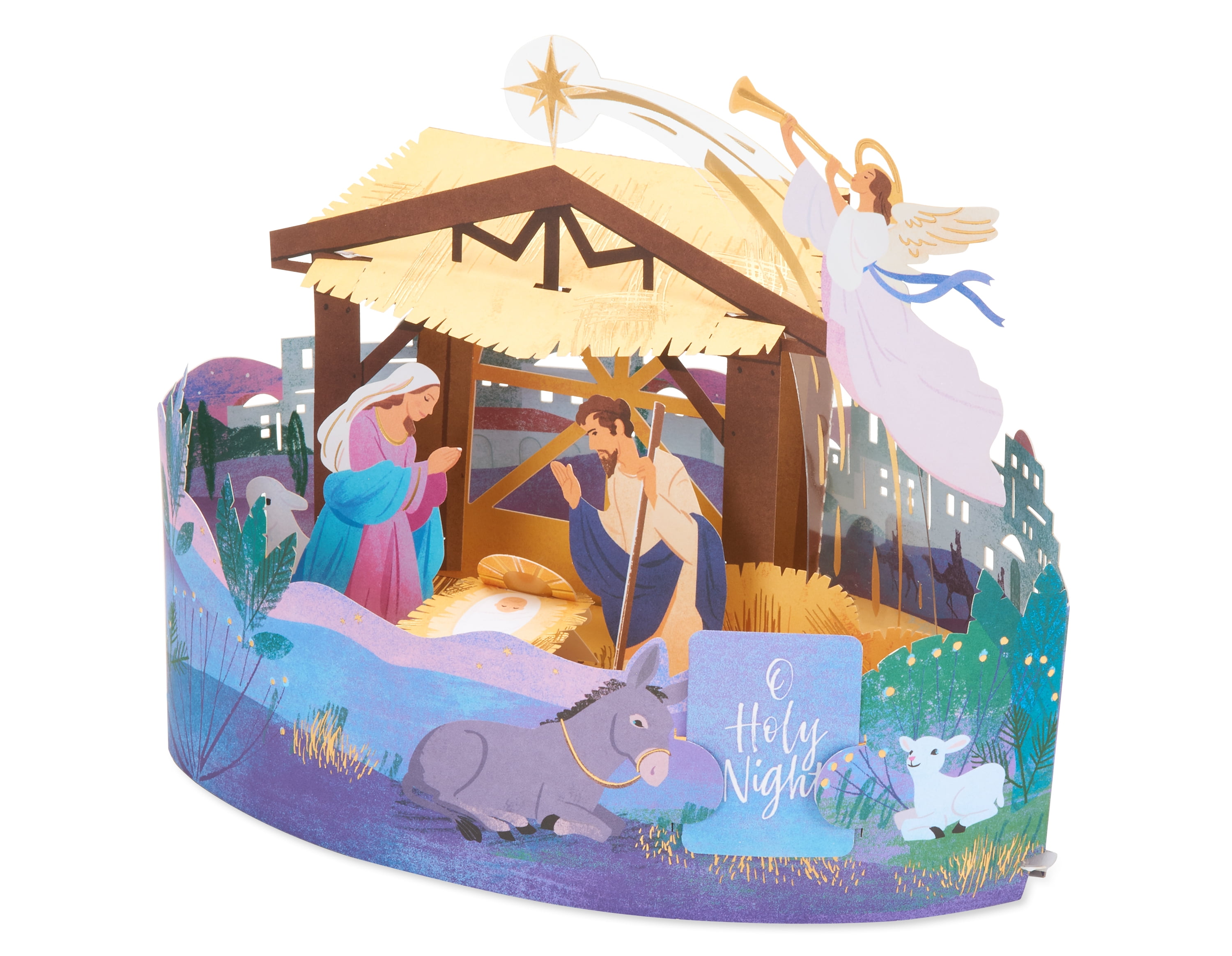 American Greetings Religious Magic Moments Christmas Pop-up Card (Miracle of Christmas)