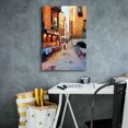 thumbnail image 4 of Epic Graffiti 'Street Café after Rain' by Haixia Liu, Canvas Wall Art, 18"x26", 4 of 8