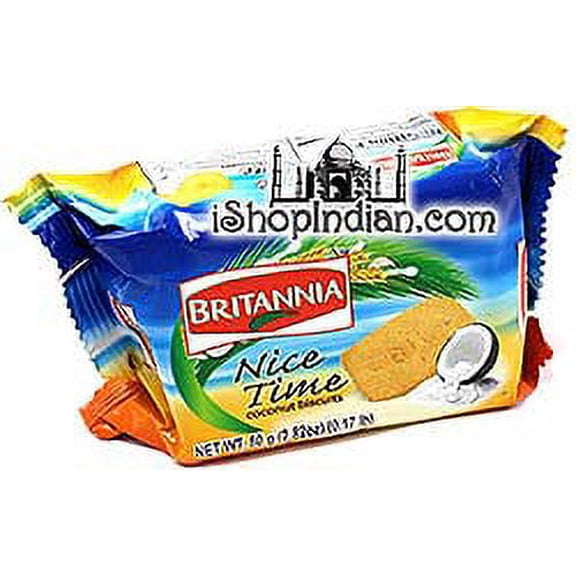 Britannia Nice Time Coconut Biscuits 80 gms pack
