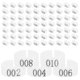 thumbnail image 5 of 100 anillos numerados para identificación de palomas (001-100), reutilizables, para patas de aves de corral, herramientas de marcado para granjas avícolas., 5 of 5