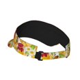 thumbnail image 2 of Fotbe Bees Honeycomb Visera Deportiva con Diseño, Gorra Abierta Ajustable de Algodón para Mujer y Hombre, 2 of 7