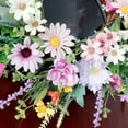 thumbnail image 5 of Daisy Wreath Daisy Chain Wreath, 50cm Artificial Floral Hoop for Front Door Wall, Bohemian Spring Summer Wedding Ceremony Decor, Fake Flower Garland Daisy Chain Wreath, 5 of 9