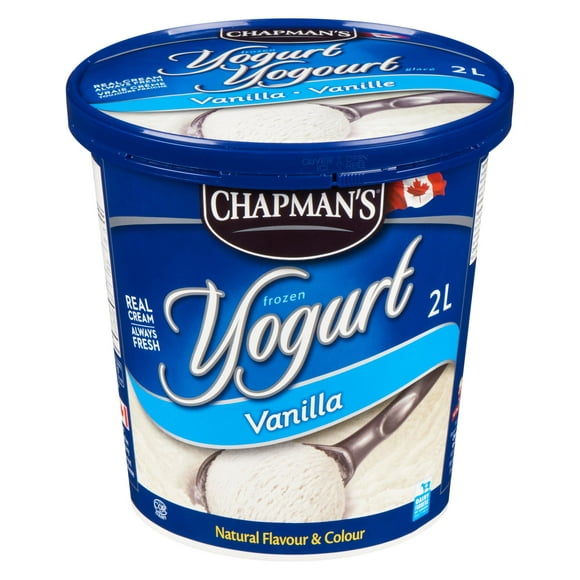 Chapman's Frozen Yogurt Vanilla, 2L
