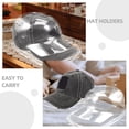 thumbnail image 3 of 2 Pcs Présentoir de Chapeaux de Baseball Support Transparent pour Casquettes Solution de Rangement de Table, 3 of 7