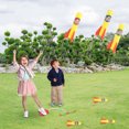thumbnail image 2 of Juguete cohete para niños, juguete de presión de aire con 6 cohetes de espuma, juguete para exteriores y juego de jardín al aire libre, regalos de juguetes para niños niñas de 3 4 5 6-12 años..., 2 of 7