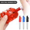 thumbnail image 3 of Golf Ball Alignment Kit Including 3 Pack Golf Ball Line Liner Marker Golf Ball Line Drawing Tool Golf Ball 3 Line Marker and 3 Pack Golf Ball Marker Pen for Golf Ball Line Alignment, 3 of 6