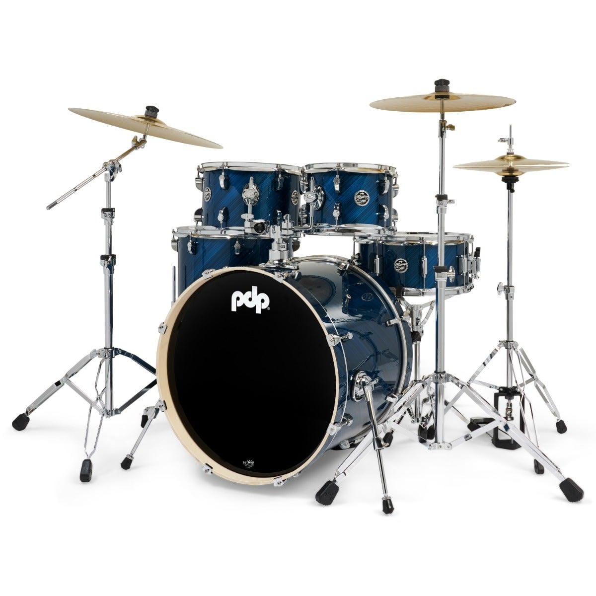 PDP Mainstage 5-Piece Drum Kit Twisted Blue Steel