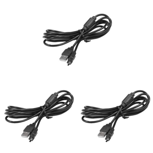 1 Uds. Cable Carga USB para Controladores Inalámbricos Playstation3 PS3 Con Anillo